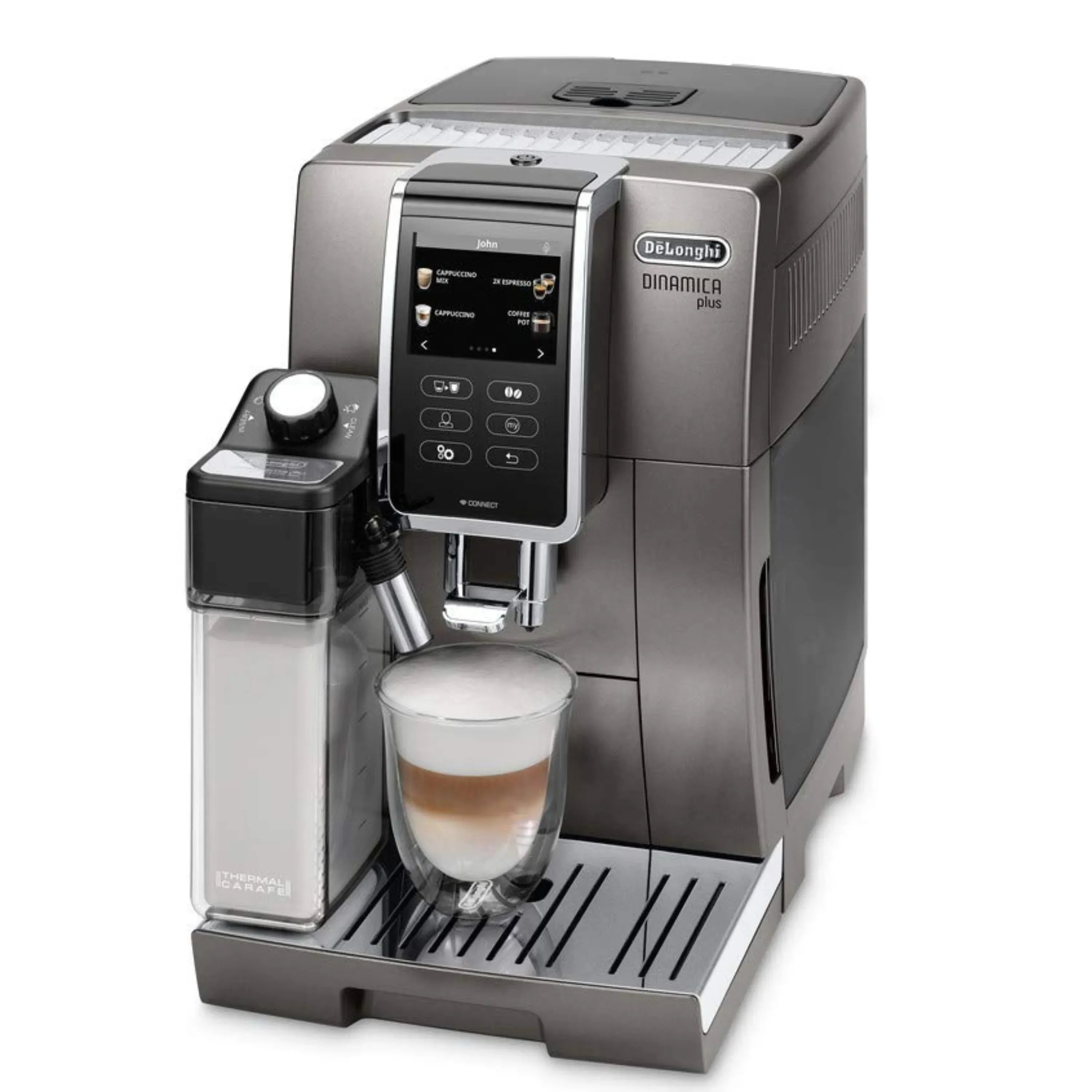 Latteholic DeLonghi Dinamica Plus Ecam 370.95.T Fully Automatic Coffee Machine