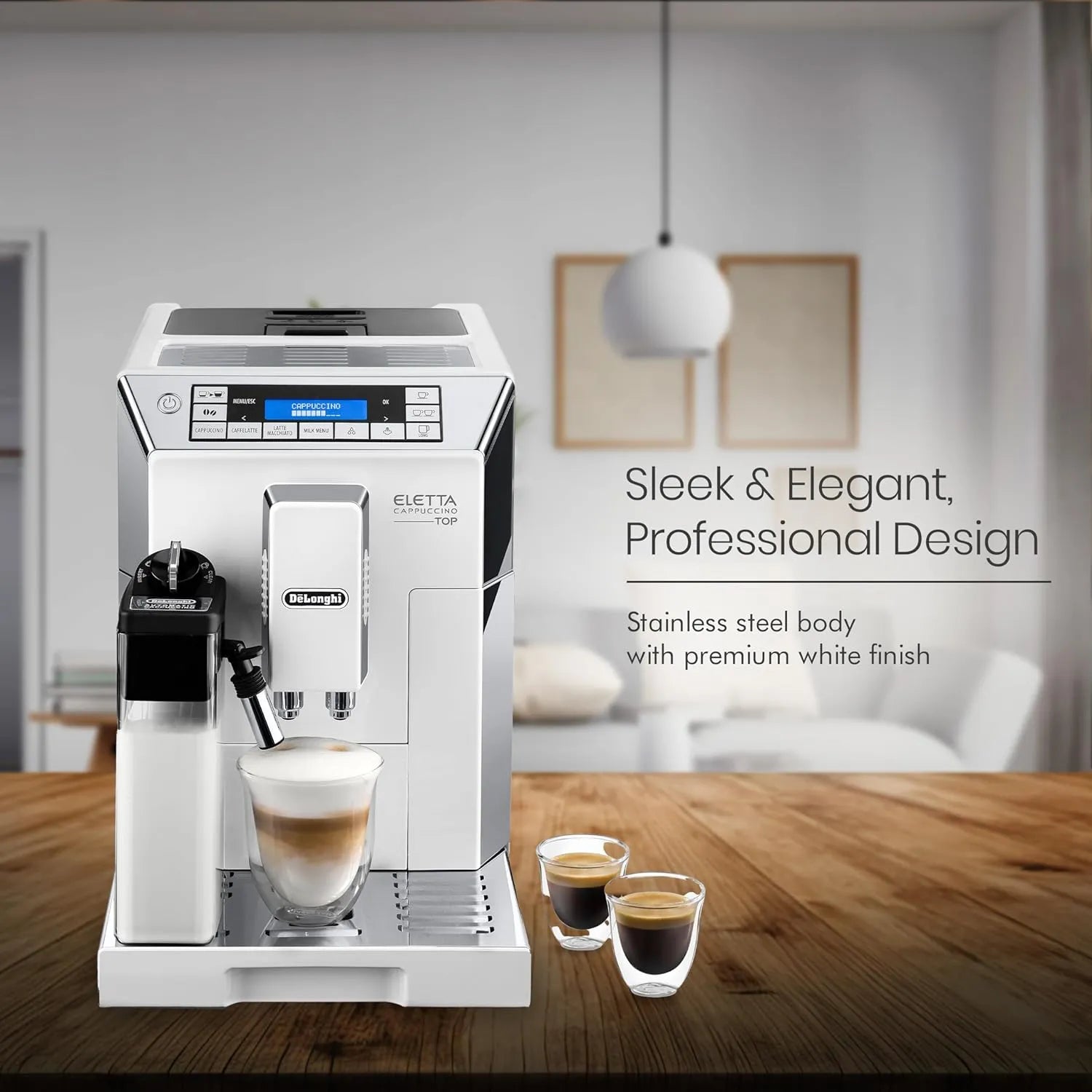 Latteholic DeLonghi Ecam45.760.W, Fully Automatic Coffee Machine