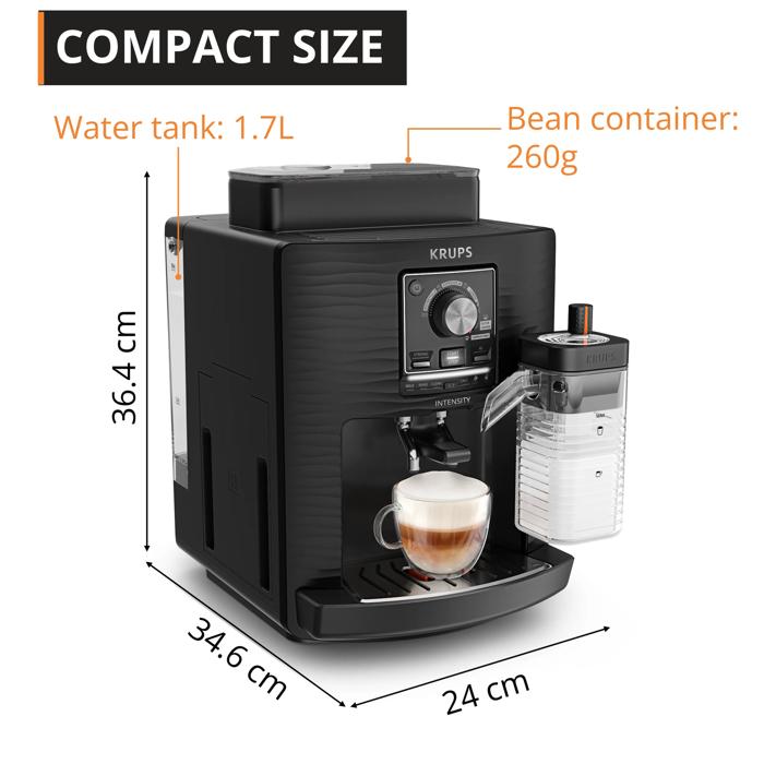 Krups Intensity Milk Espresso Machine