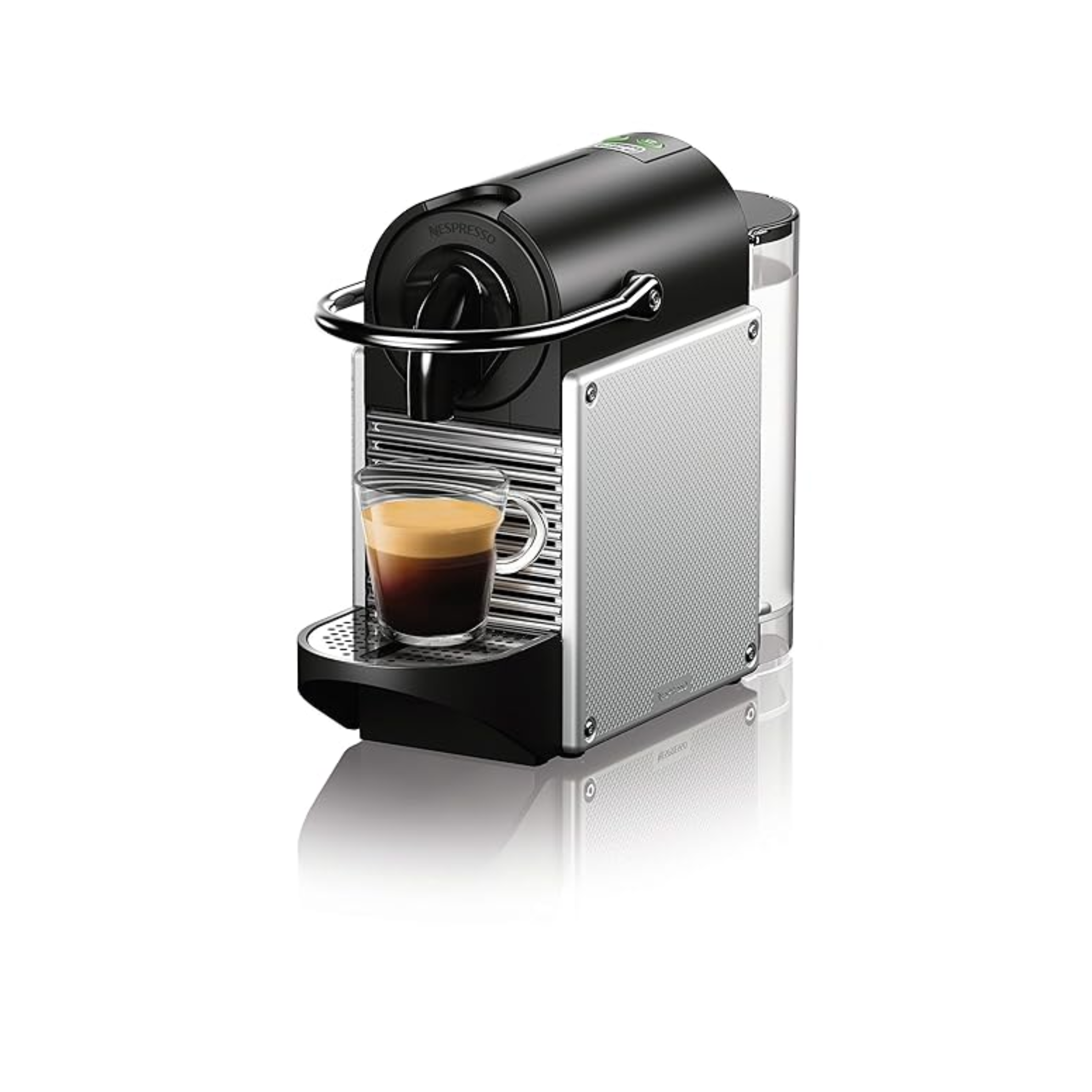 Nespresso Pixie Espresso Machine By Delonghi, Silver | Open Box Sale