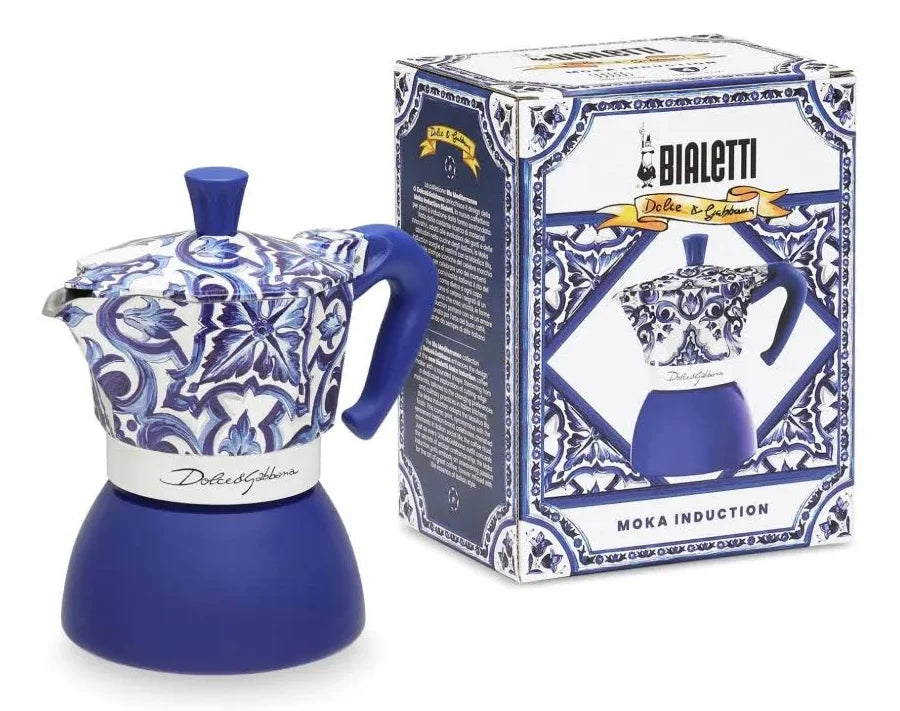 Bialetti Moka Induction D&G Mediterraneo Stovetop Espresso Coffee Maker