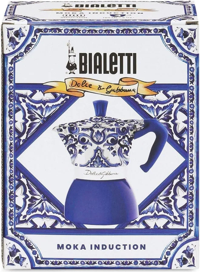 Bialetti Moka Induction D&G Mediterraneo Stovetop Espresso Coffee Maker
